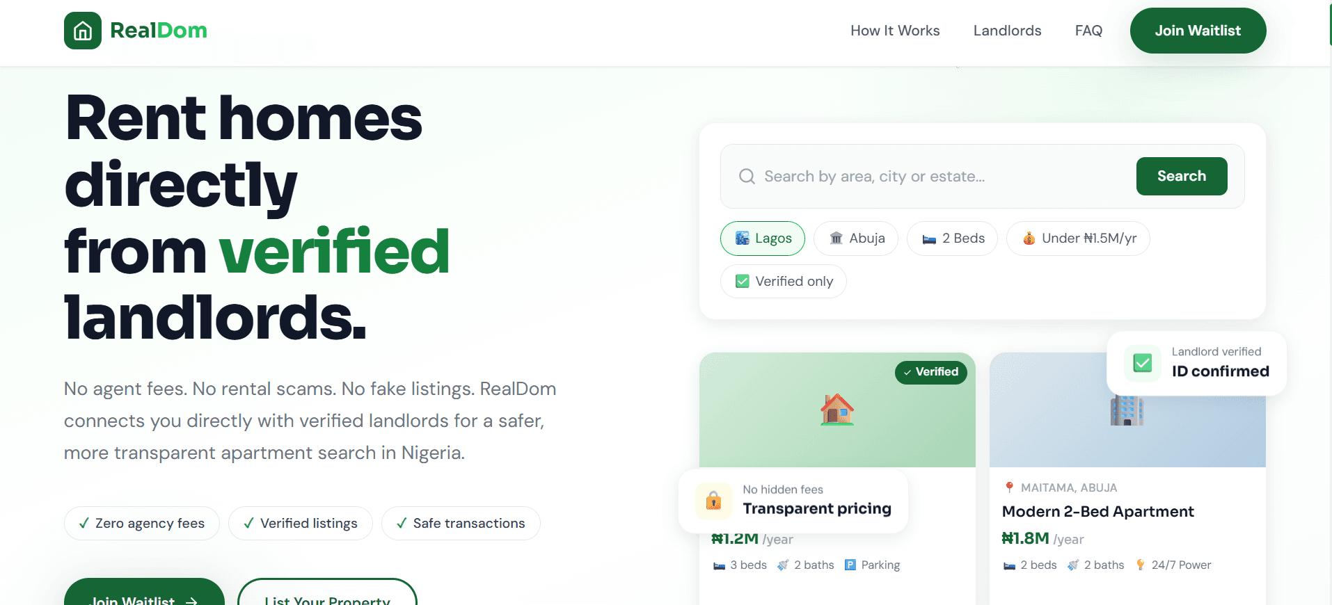 RealDom product screenshot